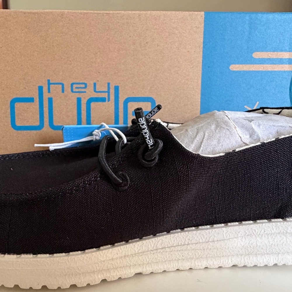 Hey Dude Black Kids Sneakers